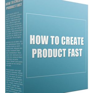 How to Create Your Own Digital Product Fast!